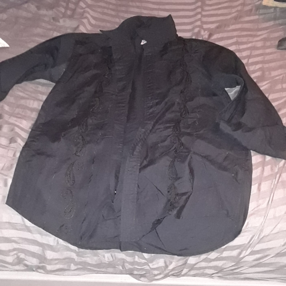 Black Button Down